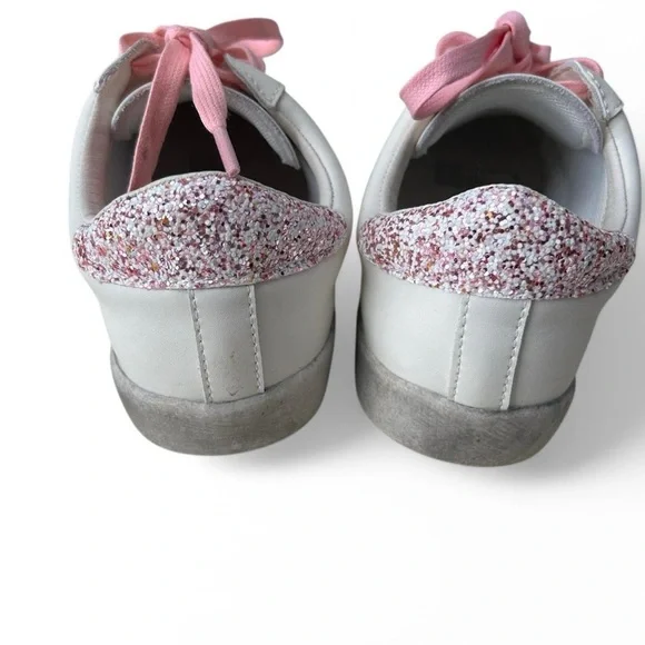 SweetHoney Adorable Gold Star Glitter Sneakers Size 3Y (only worn a few times) - Picture 7 of 9